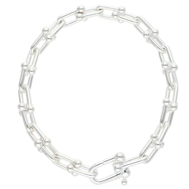 TIFFANY&Co. Hardware Small Link Silver Bracelet Size S
