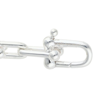 TIFFANY&Co. Hardware Small Link Silver Bracelet Size S