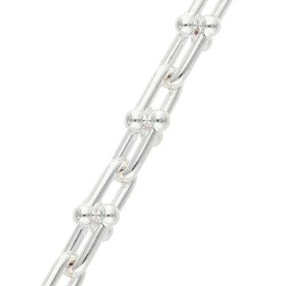 TIFFANY&Co. Hardware Small Link Silver Bracelet Size S
