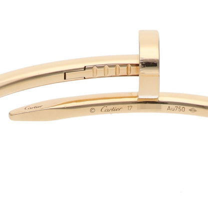 Cartier K18YG New JUSTE UN CLOU Bracelet Size 17