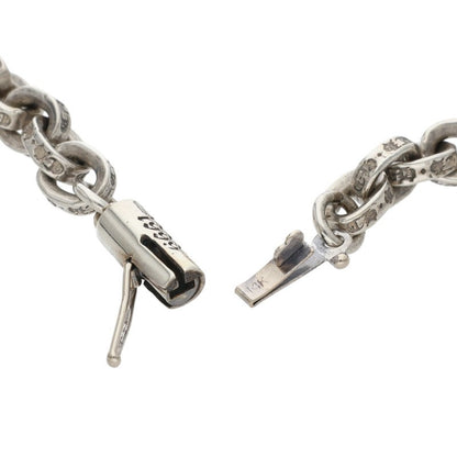 Chrome Hearts Paper Chain Silver Bracelet Size 8INCH