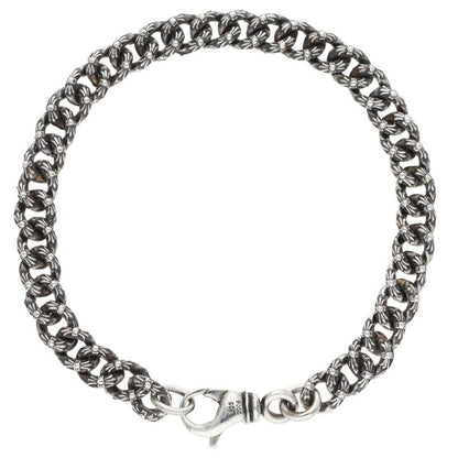 Chrome Hearts XTRA FNCY MINI Silver Bracelet Size 8INCH