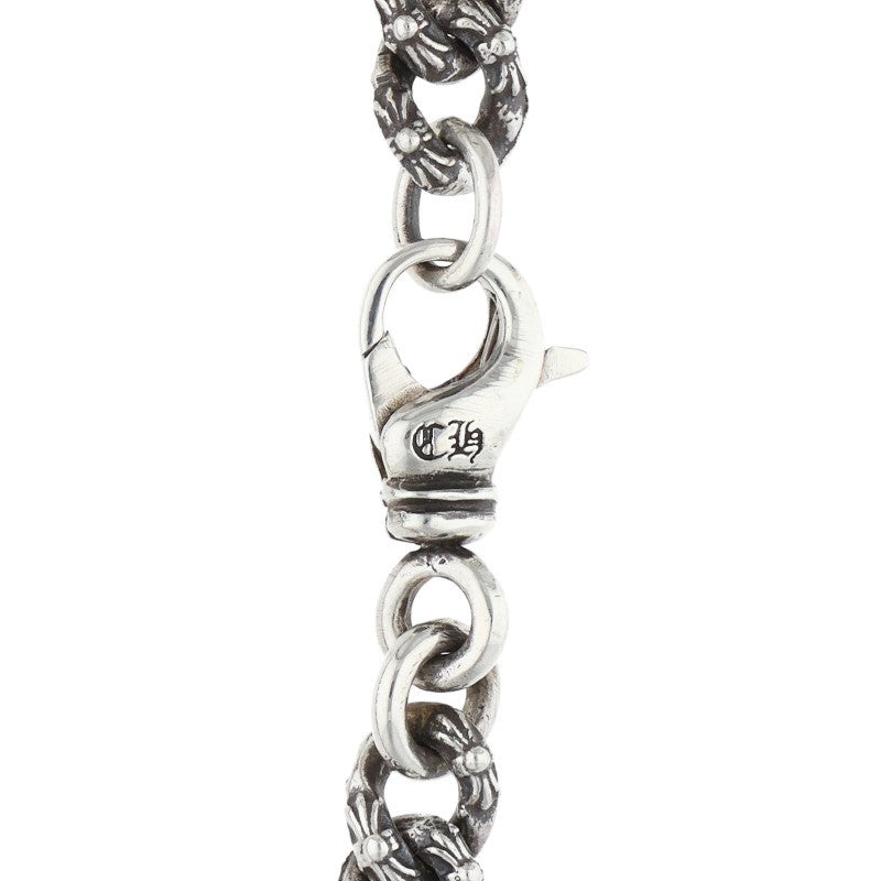 Chrome Hearts XTRA FNCY MINI Silver Bracelet Size 8INCH