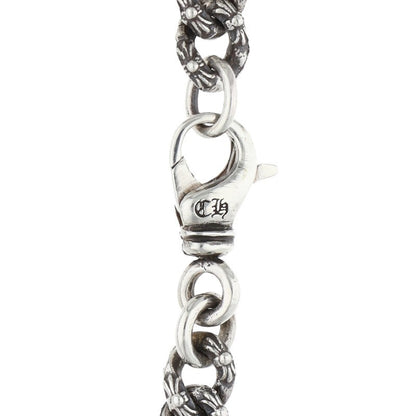 Chrome Hearts XTRA FNCY MINI Silver Bracelet Size 8INCH