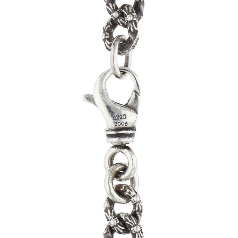 Chrome Hearts XTRA FNCY MINI Silver Bracelet Size 8INCH