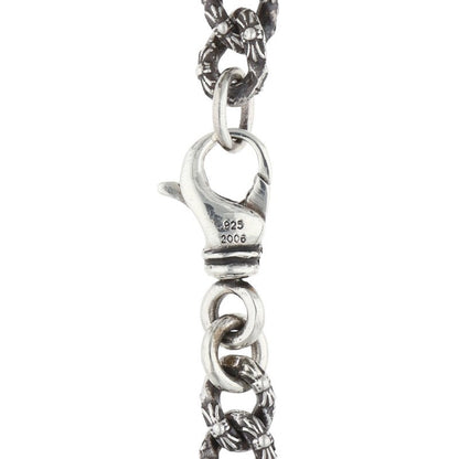 Chrome Hearts XTRA FNCY MINI Silver Bracelet Size 8INCH