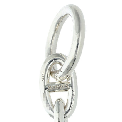 HERMES Chaine d'Ancre GM Silver Bracelet Size 12LINK