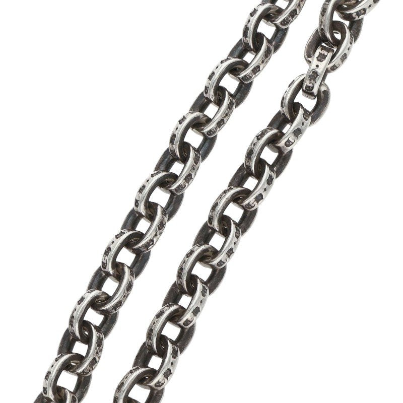 Chrome Hearts Paper Chain Silver Bracelet Size 7INCH