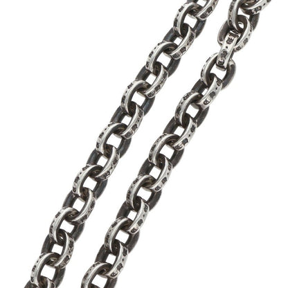 Chrome Hearts Paper Chain Silver Bracelet Size 7INCH
