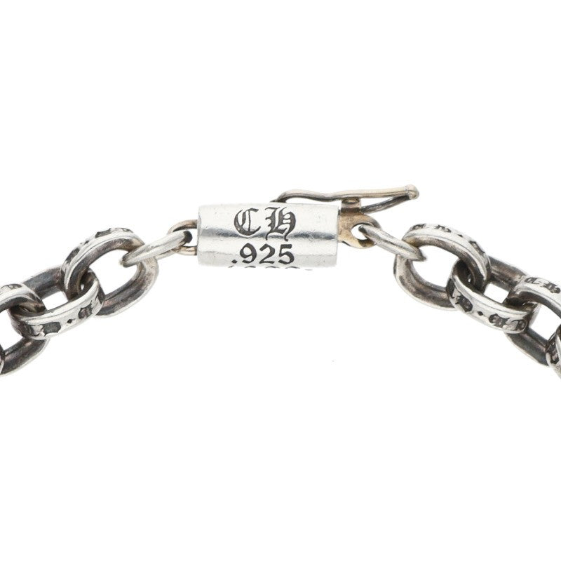 Chrome Hearts Paper Chain Silver Bracelet Size 7INCH