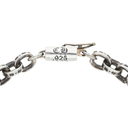Chrome Hearts Paper Chain Silver Bracelet Size 7INCH