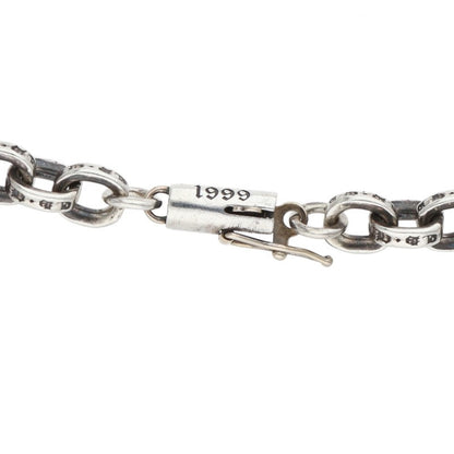 Chrome Hearts Paper Chain Silver Bracelet Size 7INCH