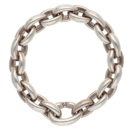 HERMES Acrobat MM Silver Bracelet Size 19LINK