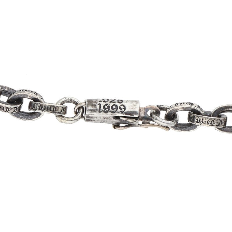 Chrome Hearts Paper Chain Silver Bracelet Size 6.5INCH