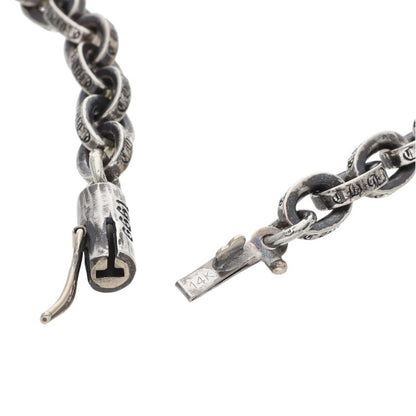 Chrome Hearts Paper Chain Silver Bracelet Size 6.5INCH