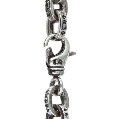 Chrome Hearts Large Paper Chain Silver Bracelet Size 8INCH