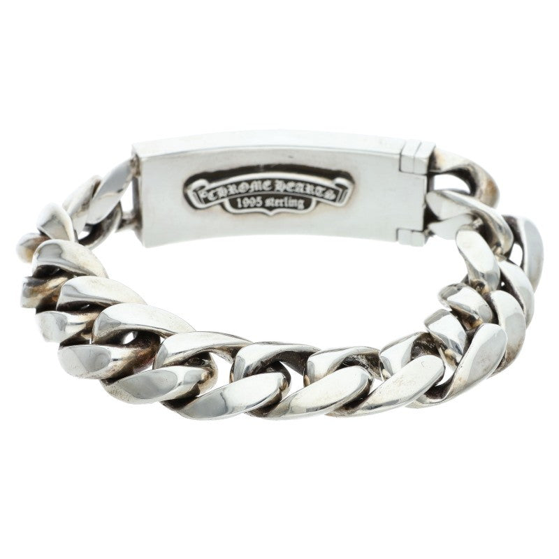 Chrome Hearts ID Dagger Classic Silver Bracelet Size 13LINK