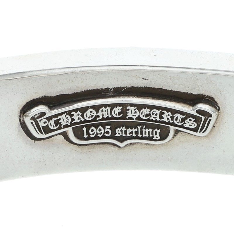 Chrome Hearts ID Dagger Classic Silver Bracelet Size 13LINK