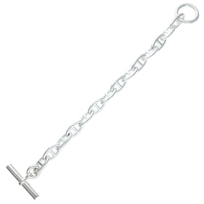 HERMES Chaine d'Ancre GM Silver Bracelet Size 14LINK