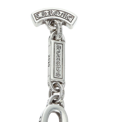 Chrome Hearts PAPER E CHAIN Silver Bracelet Size 8LINK