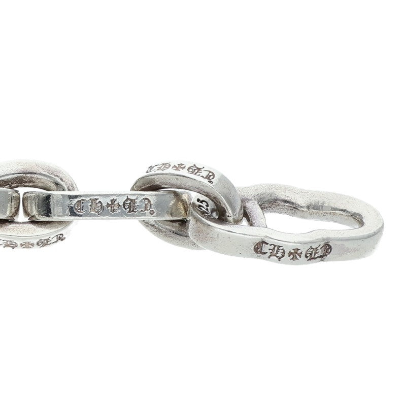 Chrome Hearts PAPER E CHAIN Silver Bracelet Size 8LINK