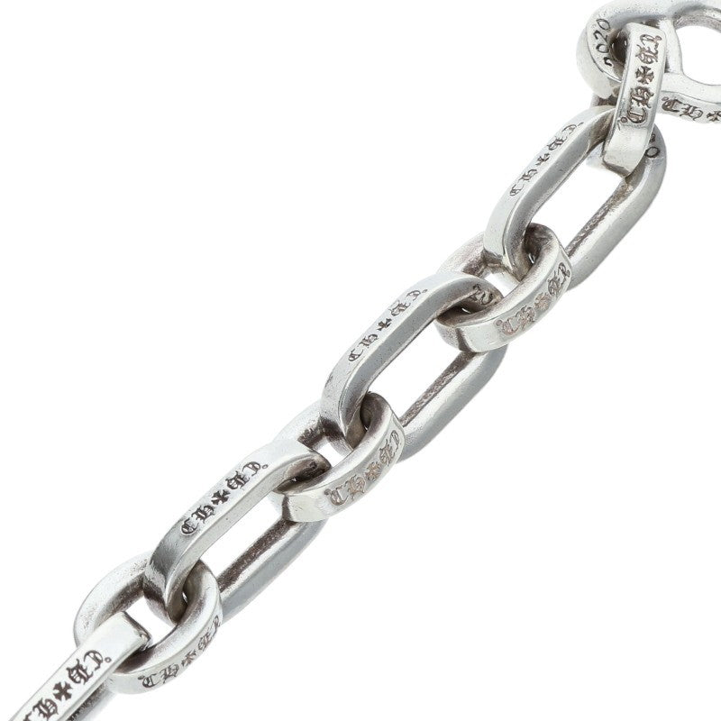 Chrome Hearts PAPER E CHAIN Silver Bracelet Size 8LINK