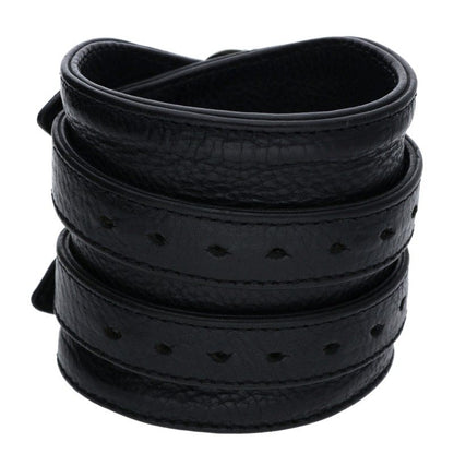 Chrome Hearts DOUBLE RR Leather Bracelet Multi Size 2