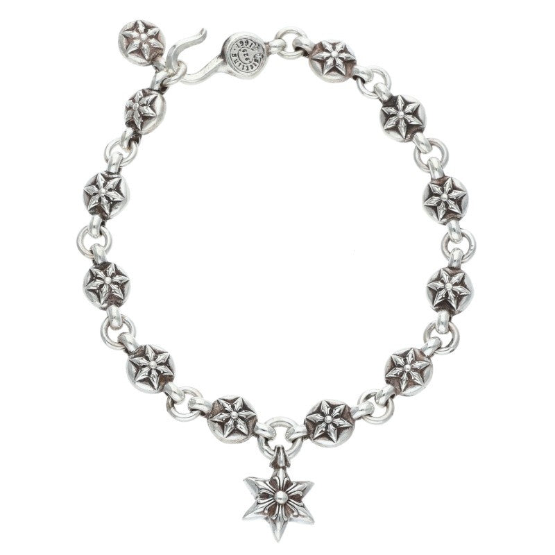 Chrome Hearts Star Ball Silver Bracelet Size ONE SIZE