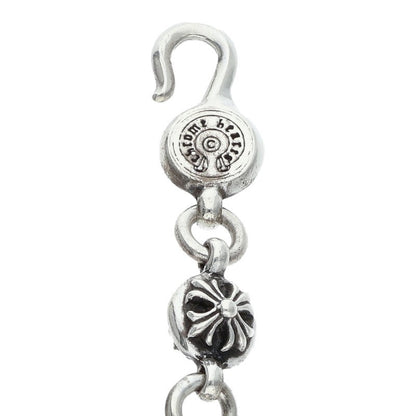 Chrome Hearts #2 Cross Ball Silver Bracelet Size ONE SIZE