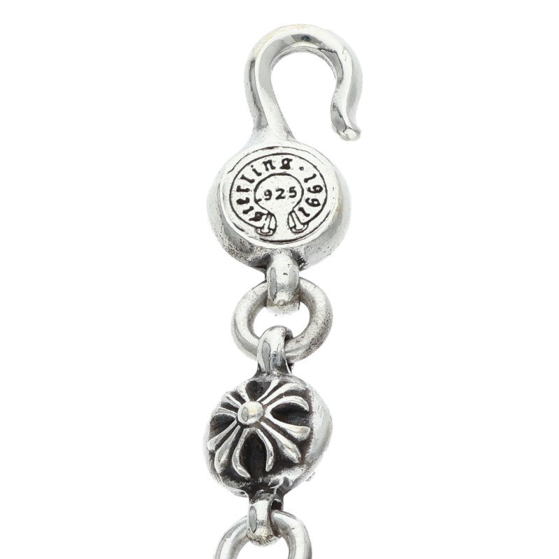 Chrome Hearts #2 Cross Ball Silver Bracelet Size ONE SIZE