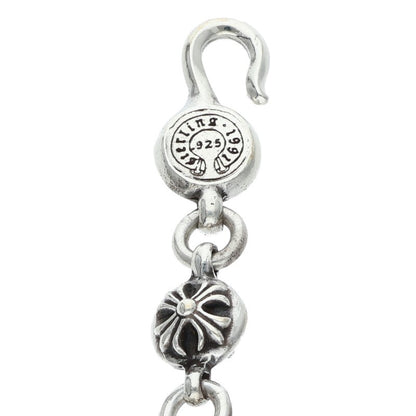 Chrome Hearts #2 Cross Ball Silver Bracelet Size ONE SIZE