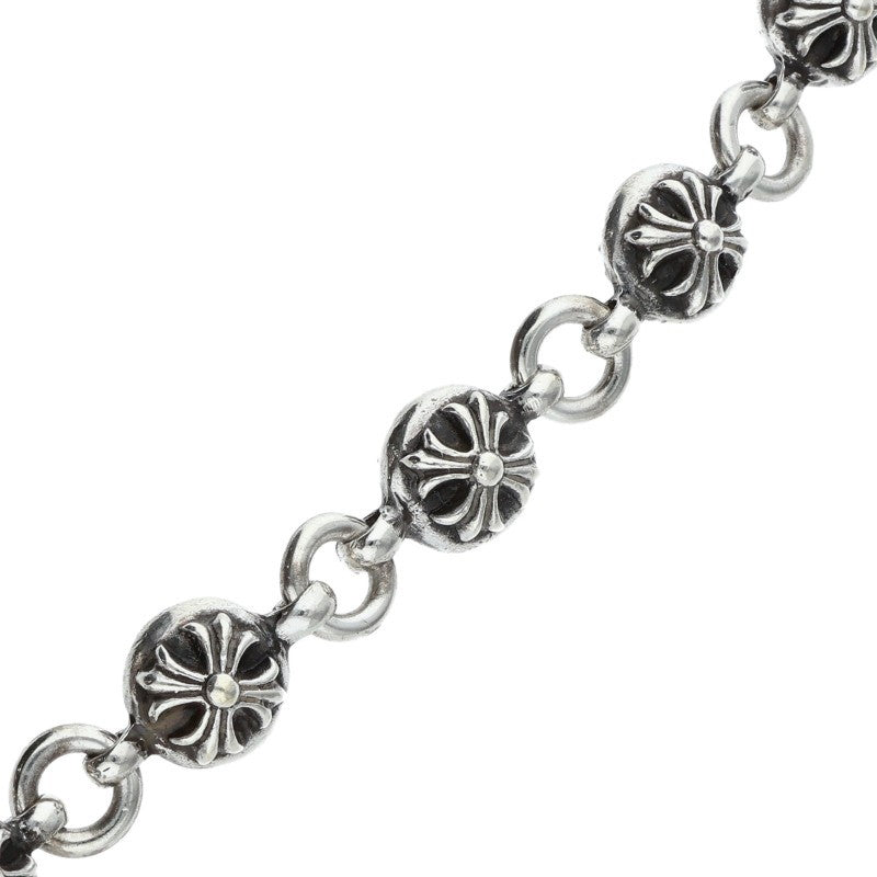 Chrome Hearts #2 Cross Ball Silver Bracelet Size ONE SIZE