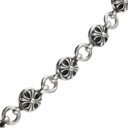 Chrome Hearts #2 Cross Ball Silver Bracelet Size ONE SIZE