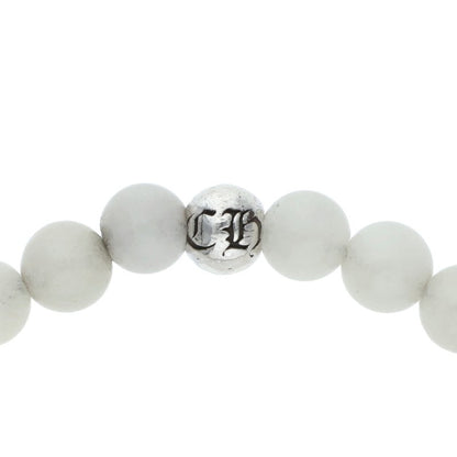 Chrome Hearts 6mm White Jade Bead Bracelet Size ONE SIZE