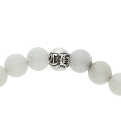 Chrome Hearts 6mm White Jade Bead Bracelet Size ONE SIZE