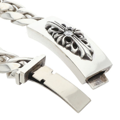 Chrome Hearts Floral ID Classic Diamond Bracelet Size 13LINK