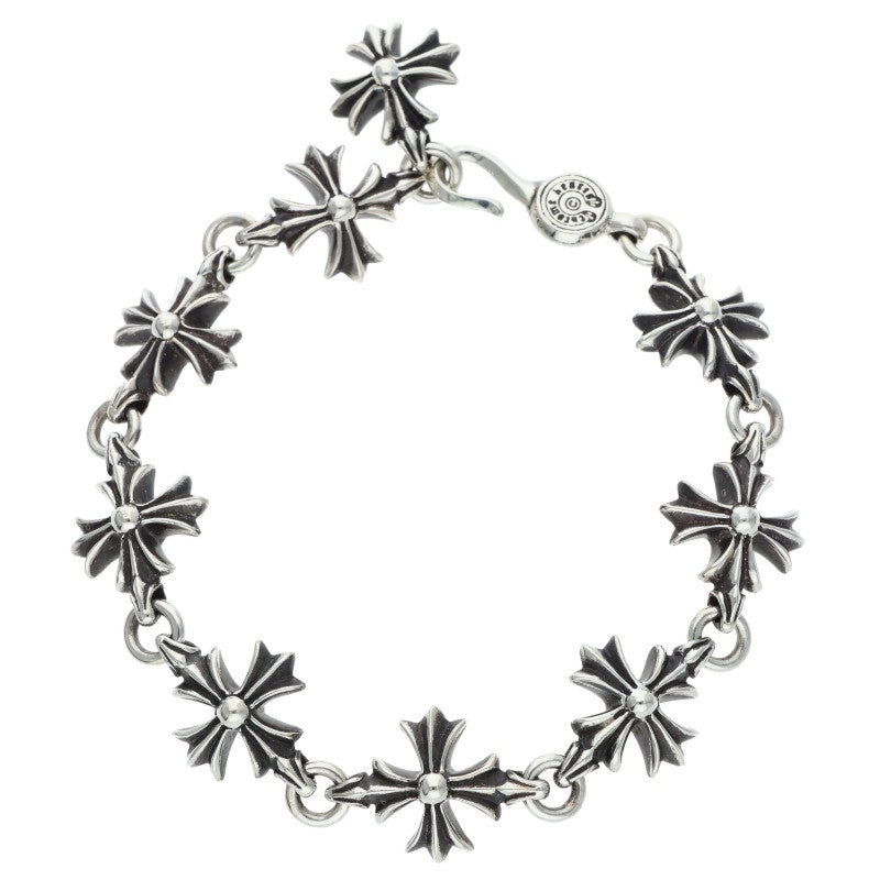 Chrome Hearts CO CH PLUS Silver Bracelet Size 9LINK