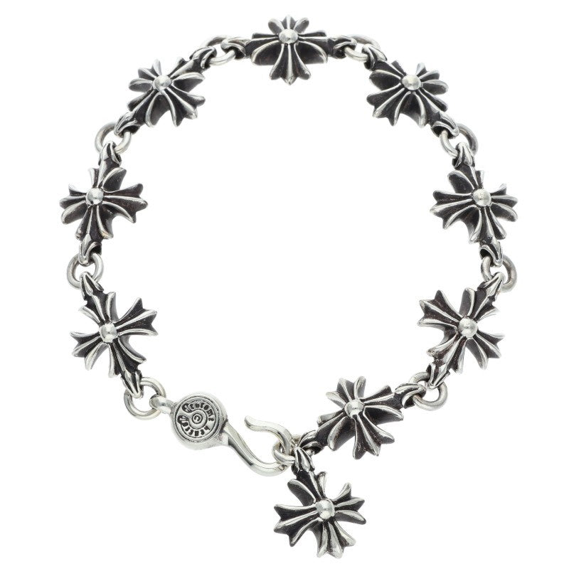 Chrome Hearts CO CH PLUS Silver Bracelet Size 9LINK