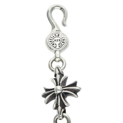 Chrome Hearts CO CH PLUS Silver Bracelet Size 9LINK
