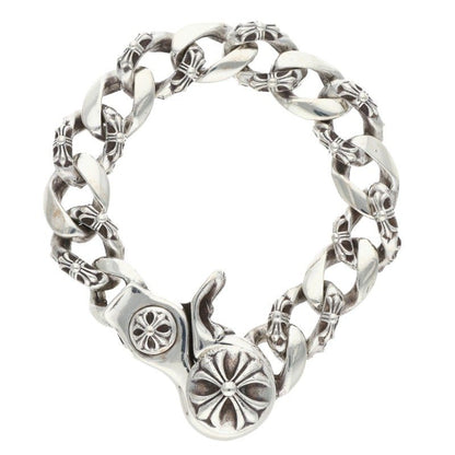 Chrome Hearts FNCY CHN LNK Old Silver Bracelet Size 13LINK