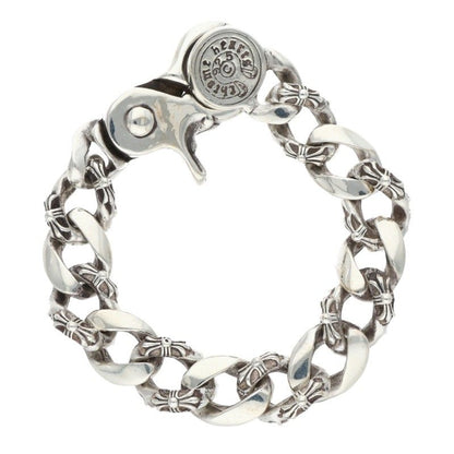 Chrome Hearts FNCY CHN LNK Old Silver Bracelet Size 13LINK