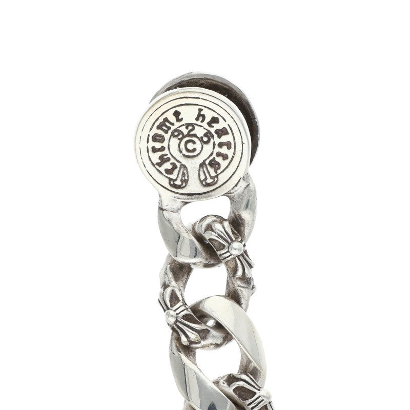 Chrome Hearts FNCY CHN LNK Old Silver Bracelet Size 13LINK