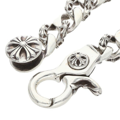 Chrome Hearts FNCY CHN LNK Old Silver Bracelet Size 13LINK
