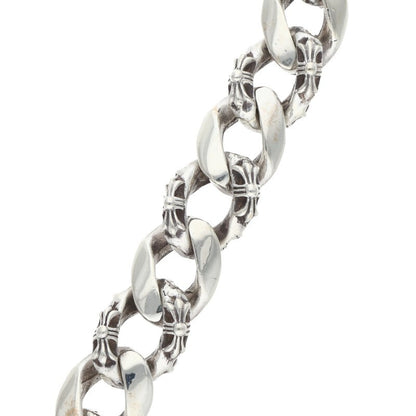 Chrome Hearts FNCY CHN LNK Old Silver Bracelet Size 13LINK