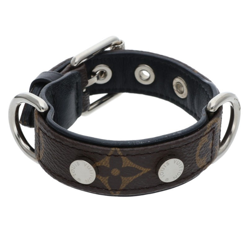 LOUISVUITTON MP013E Monogram Leather Bracelet Size ONE SIZE