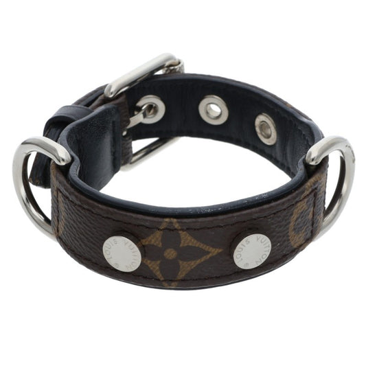 LOUISVUITTON MP013E Monogram Leather Bracelet Size ONE SIZE