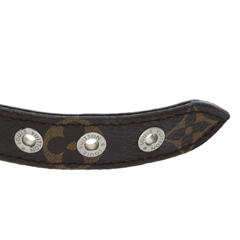 LOUISVUITTON MP013E Monogram Leather Bracelet Size ONE SIZE