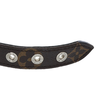 LOUISVUITTON MP013E Monogram Leather Bracelet Size ONE SIZE