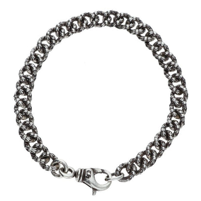 Chrome Hearts XTRA FNCY MINI 925 Silver Bracelet Size 8INCH