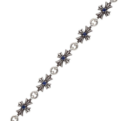 Chrome Hearts TNY E CH PLS P Sapphire Bracelet Size 12LINK